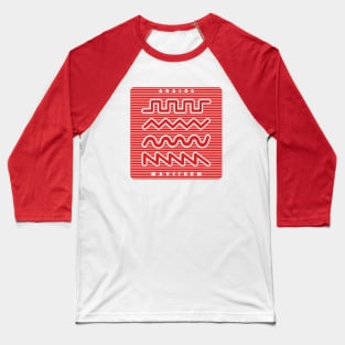 Synthesizer Waveform for Synth lover Baseball T-Shirt